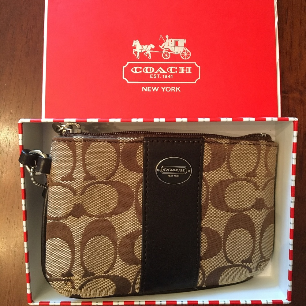 Coach Signature Small Wristlet